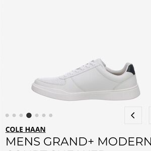 Cole Haan Men's White and Black Sneakers